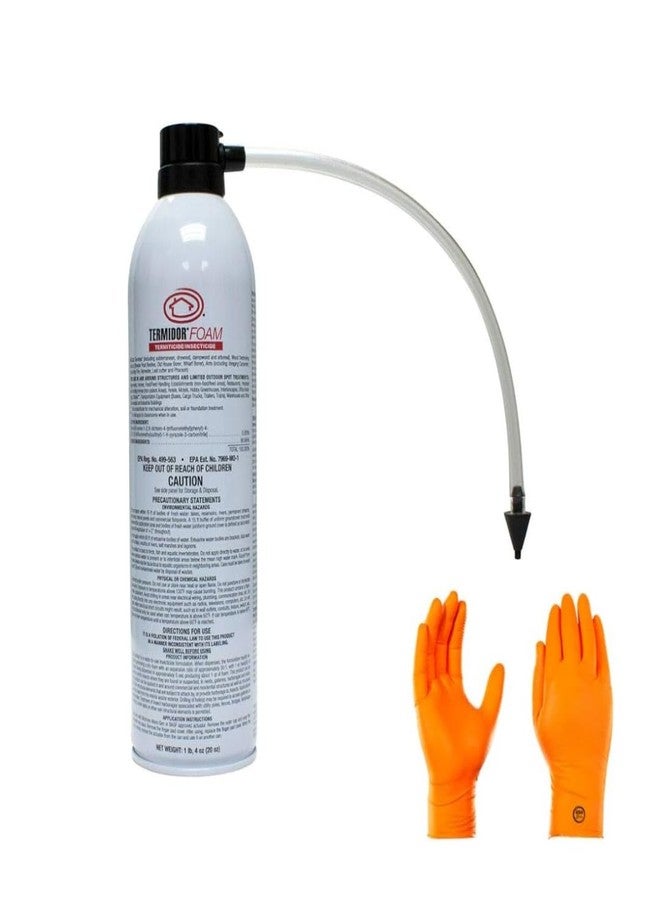 USA Supply Termidor Foam 16 oz | Premium USA Supply Gloves for Safe Eradication | USA Supply Pest ID Card - Image 1